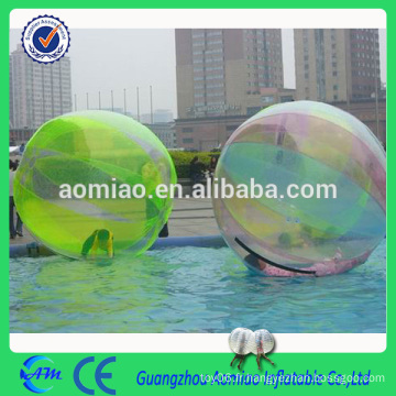 De nombreuses couleurs, balle pédestre en eau, balle d&#39;eau jumbo 2M / 2.5M, tailles et couleurs peuvent être personnalisés des jouets gonflables géants personnalisés